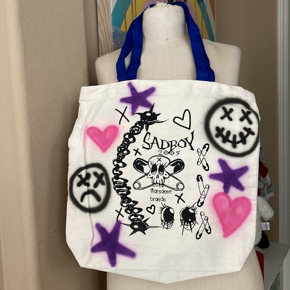 Trisha’s SADBOY2005 EMO Graffiti Tote Bag NWT - Picture 4 of 6